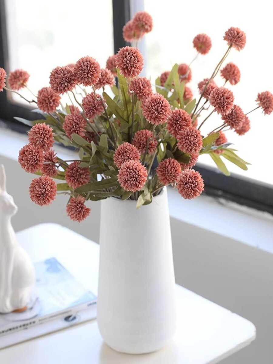SHEIN RÓŻOWE SZTUCZNE KWIATY 1 SZT S07__50CM