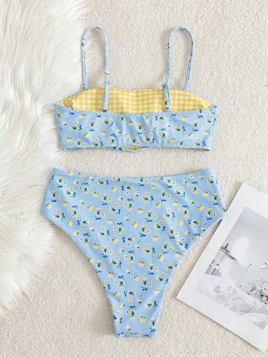 SHEIN DWUCZĘŚCIOWY STRÓJ KĄPIELOWY S09__S