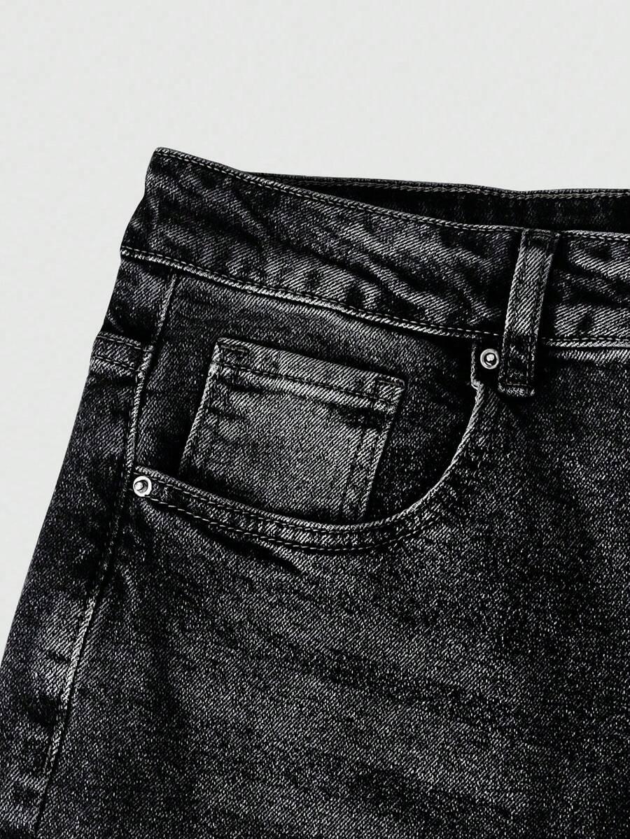 SHEIN CZARNE SPODNIE JEANS S06__XXS