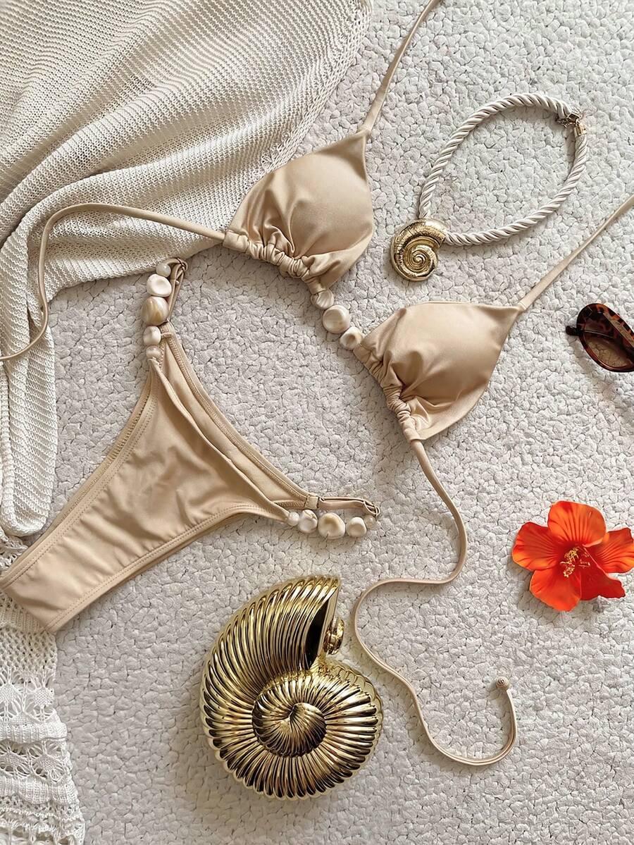 SHEIN DWUCZĘŚCIOWY STRÓJ KĄPIELOWY S09__M