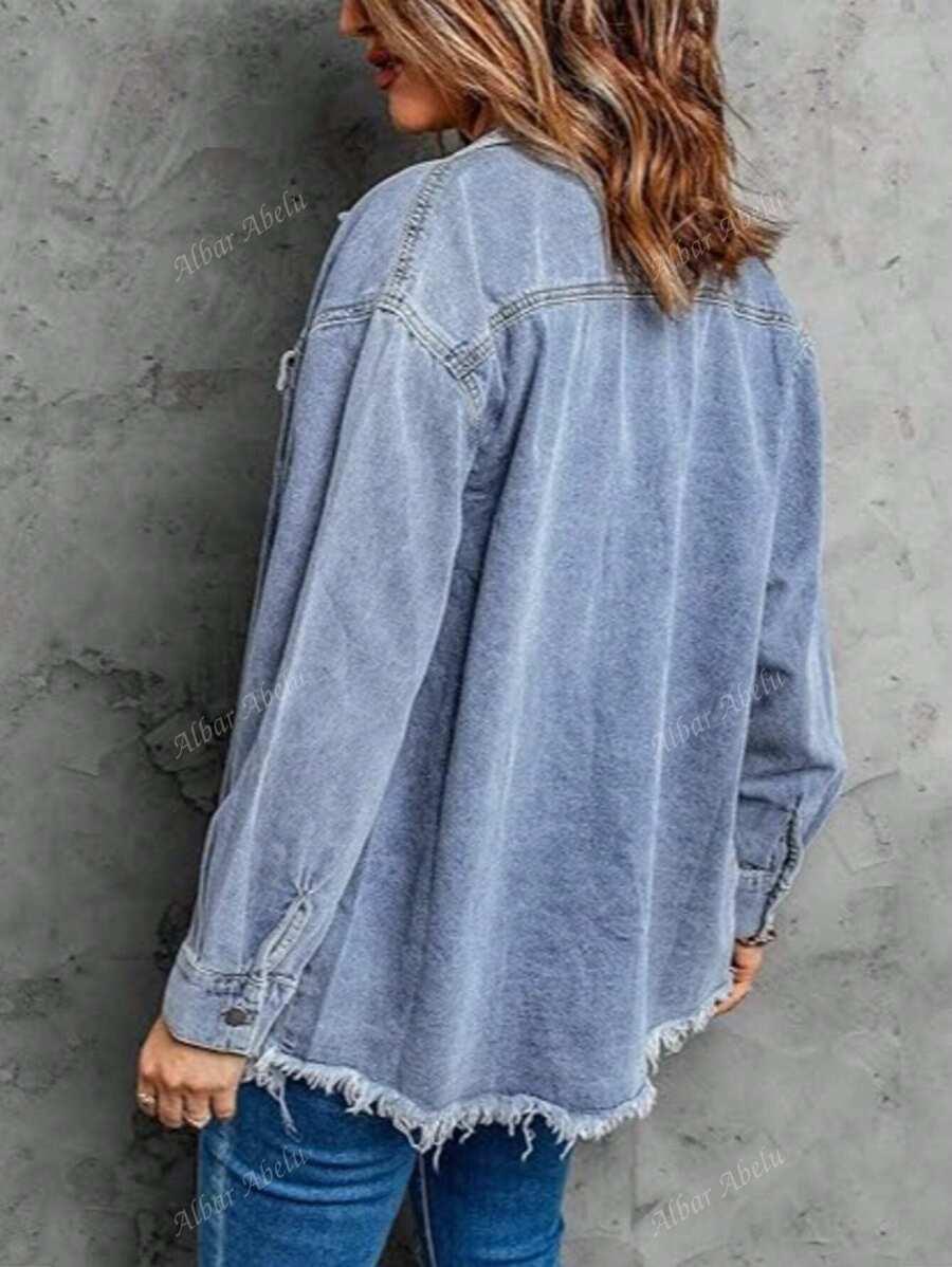 SHEIN NIEBIESKA KURTKA JEANS S06__S
