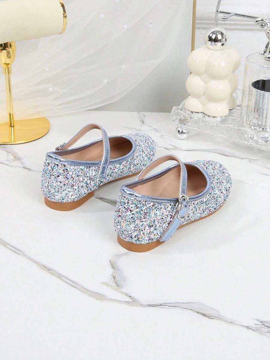 SHEIN NIEBIESKIE BALERINY POŁYSK S06__34