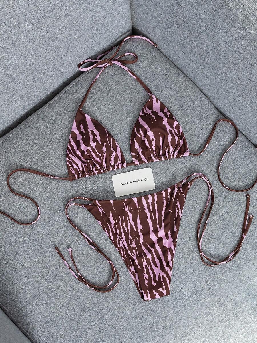 SHEIN DWUCZĘŚCIOWY STRÓJ KĄPIELOWY S09__M
