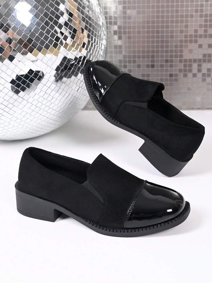 SHEIN CZARNE WSUWANE MOKASYNY S06__42