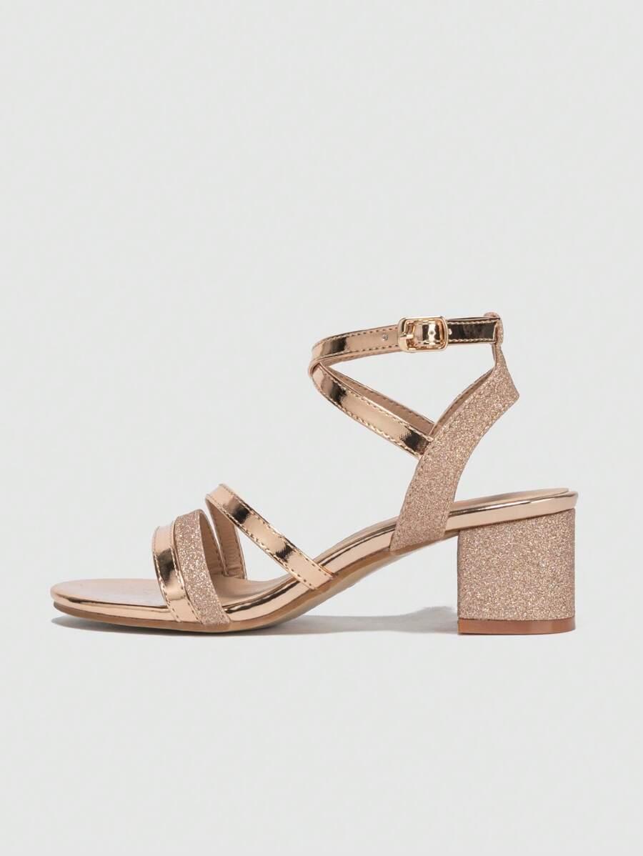 SHEIN RÓŻOWE SANDAŁY OBCAS S06__39,5