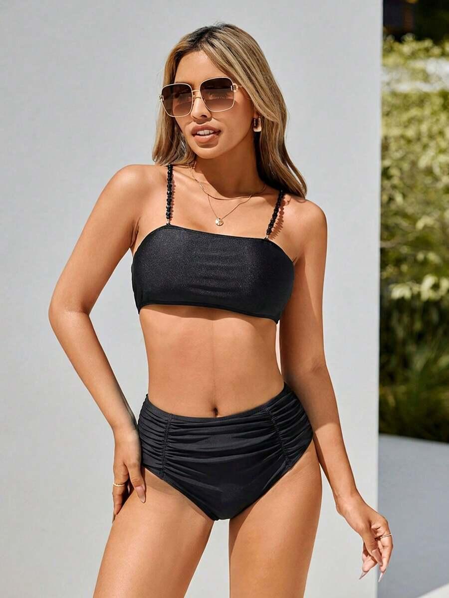 SWIM VCAY CZARNY DÓŁ OD BIKINI S09__M