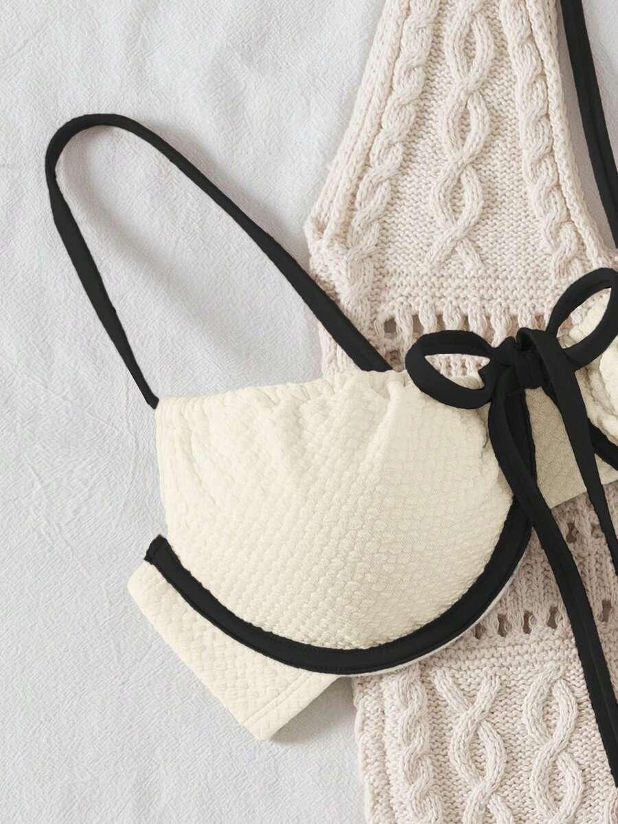 SHEIN DWUCZĘŚCIOWY STRÓJ KĄPIELOWY S09__S