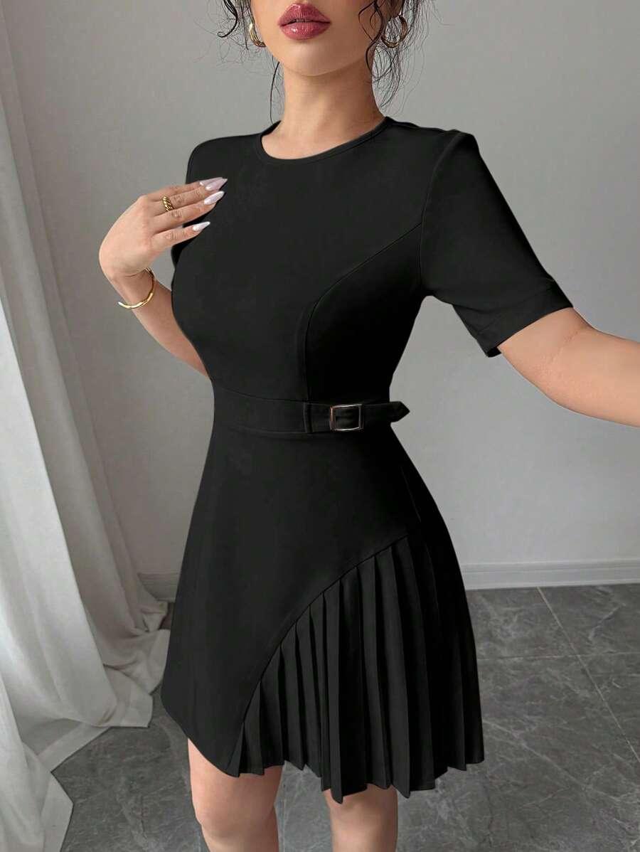 SHEIN SUKIENKA KRÓTKI RĘKAW S06__M