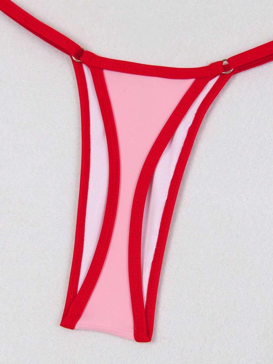 SHEIN DWUCZĘŚCIOWY STRÓJ KĄPIELOWY S09__M