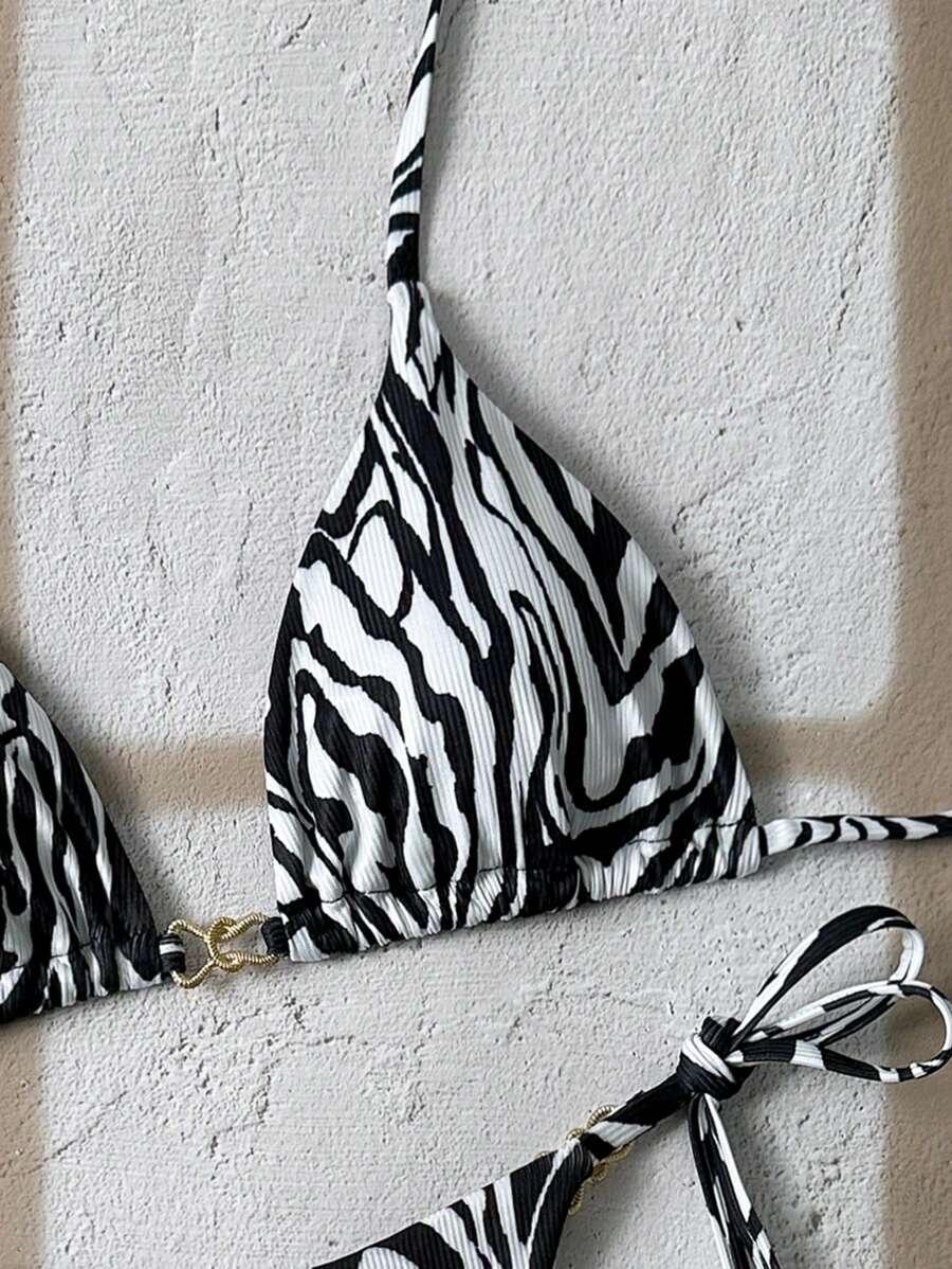SHEIN DWUCZĘŚCIOWY STRÓJ KĄPIELOWY S09__M