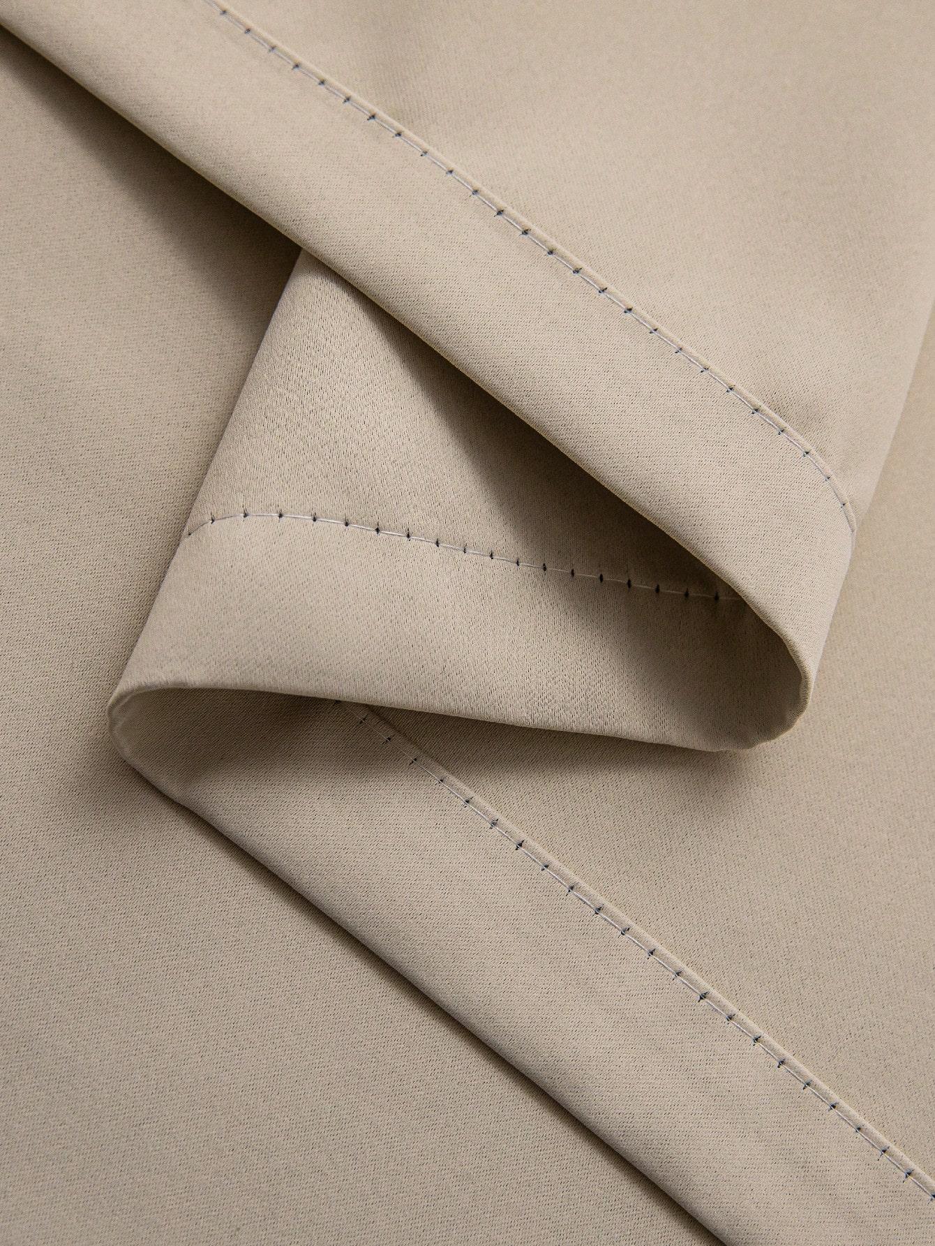 SHEIN BEŻOWA ZASŁONA 1-PACK S07__150X149CM