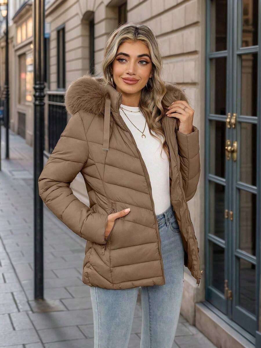 SHEIN ZIELONA KURTKA KAPTUR W01__XL