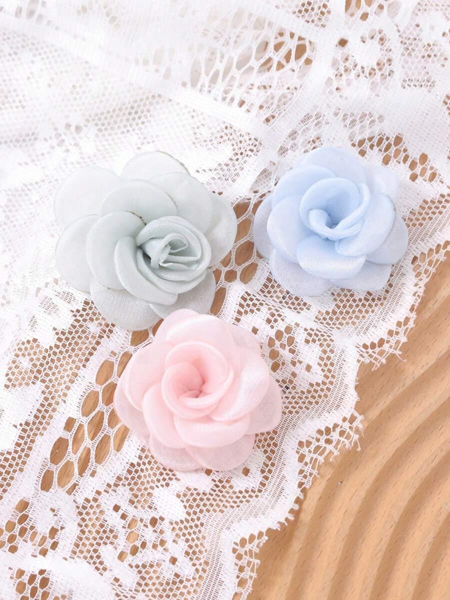 SHEIN RÓŻOWE SZTUCZNE KWIATY S07__8-PACK
