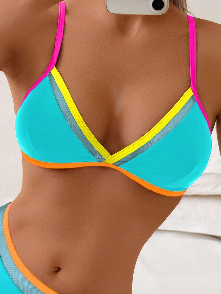 SHEIN DWUCZĘŚCIOWY STRÓJ KĄPIELOWY S09__S