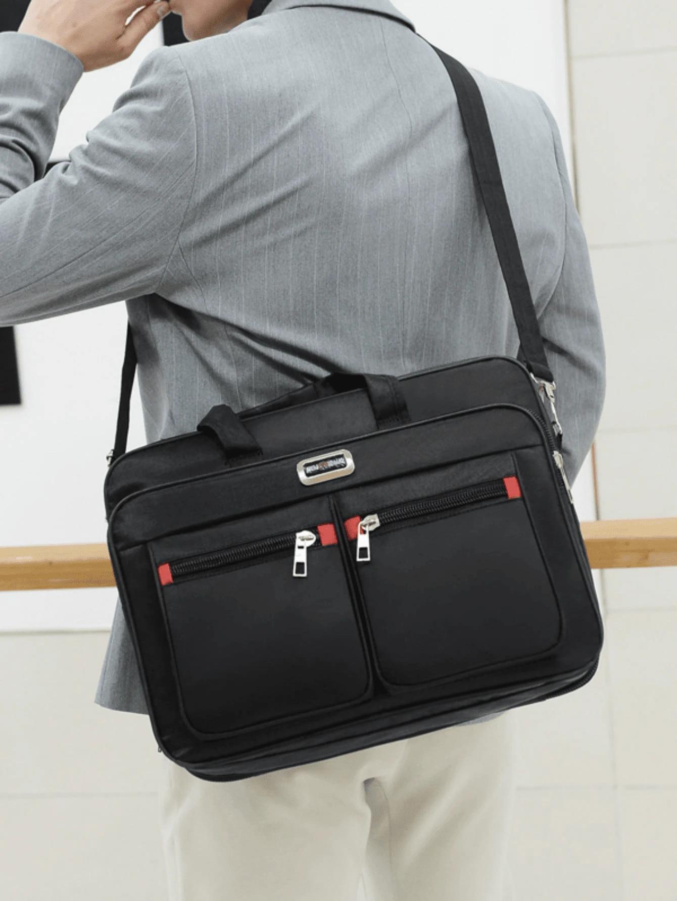 SHEIN CZARNA TORBA NA LAPTOPA S07__40X12X30