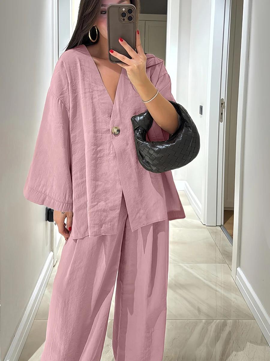 SHEIN BLUZKA SPODNIE KOMPLET S06__M