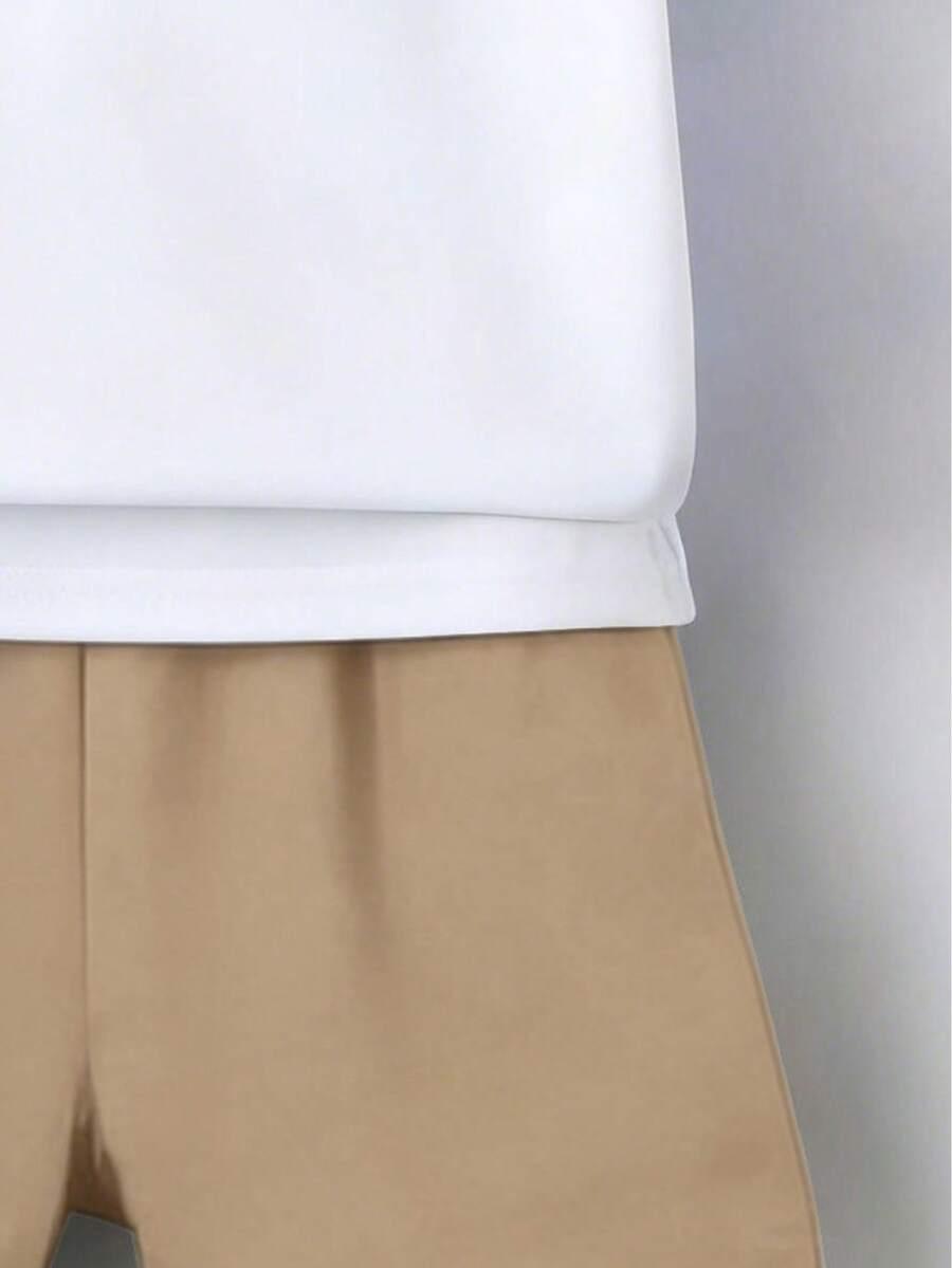 SHEIN KOSZULKA POLO SPODENKI KOMPLET S06__98-104