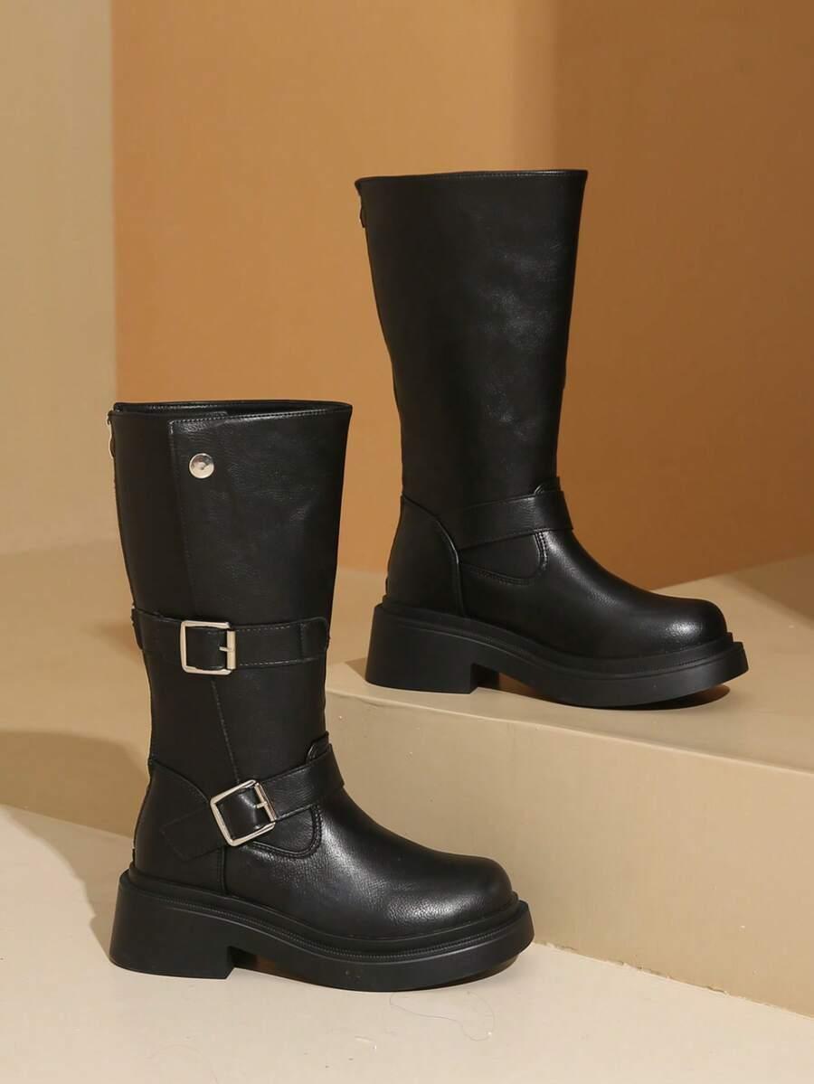 SHEIN CZARNE KOZAKI OBCAS W01__38