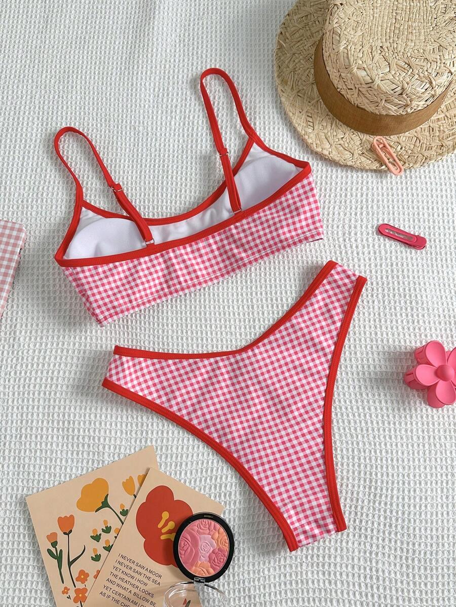 SHEIN DWUCZĘŚCIOWY STRÓJ KĄPIELOWY S09__S