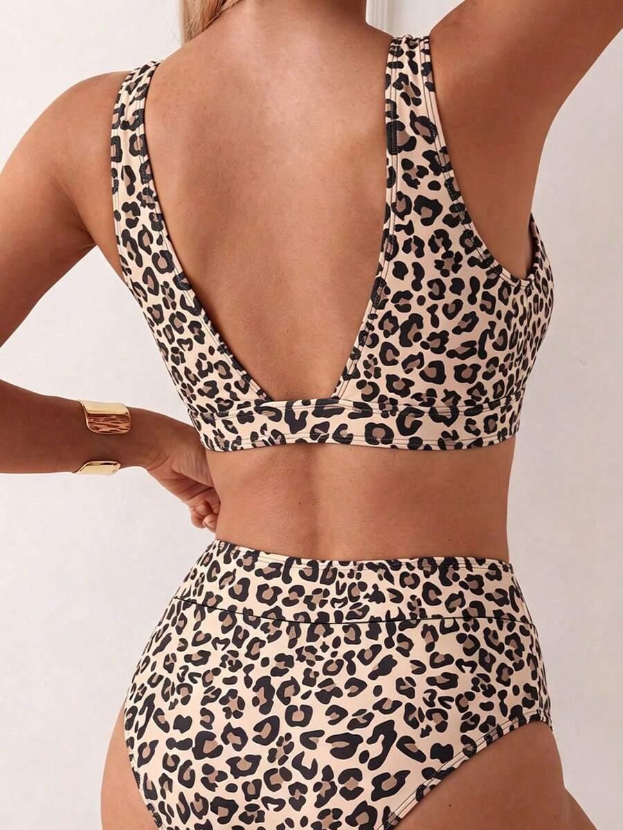 SWIM MOD DWUCZĘŚCIOWY STRÓJ KĄPIELOWY ANIMAL PRINT S09__XL