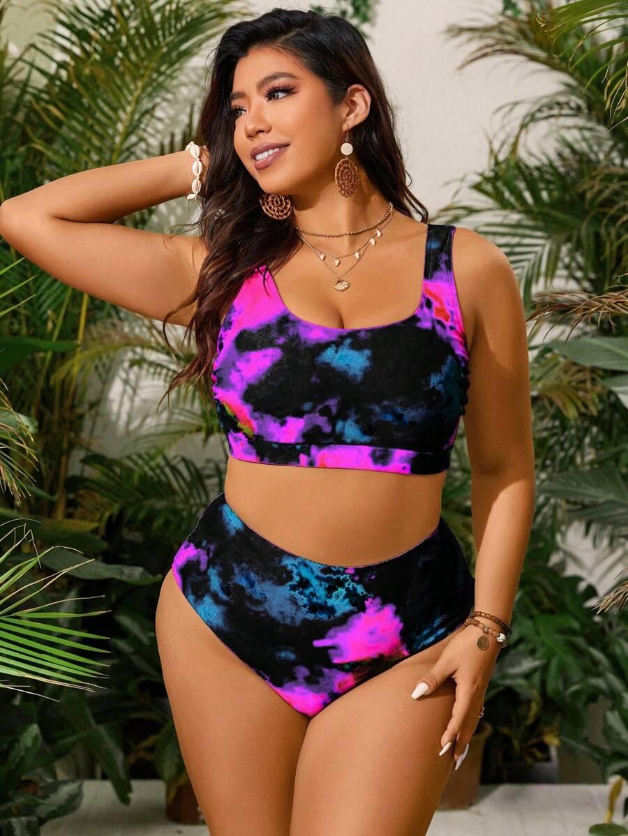 SHEIN DWUCZĘŚCIOWY STRÓJ KĄPIELOWY S09__50