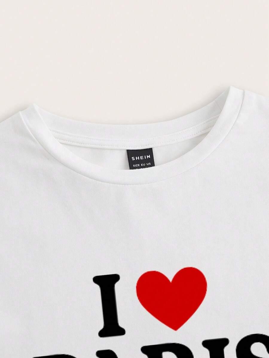SHEIN BIAŁY TOP NADRUK S06__M