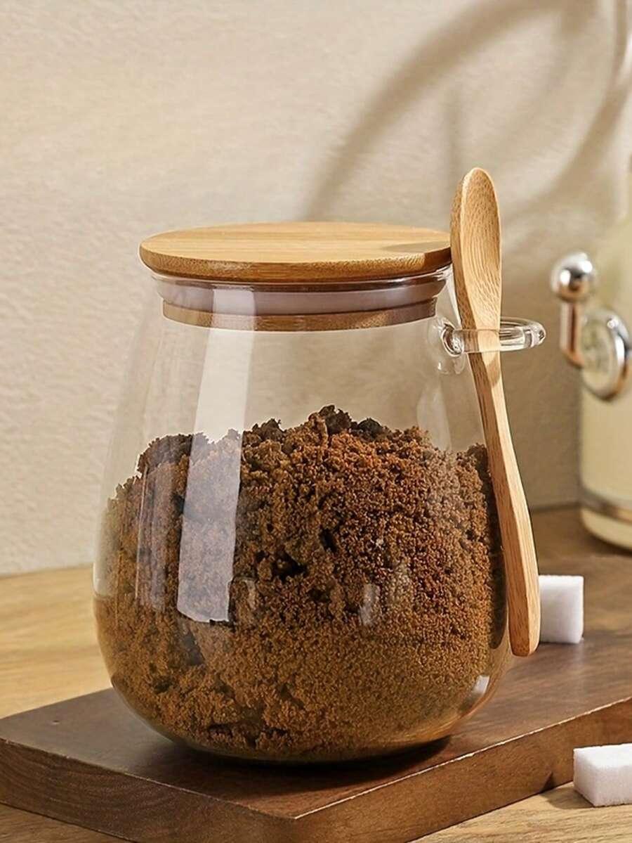 SHEIN POJEMNIK DO PRZECHOWYWANIA ŻYWNOŚCI Z ŁYŻECZKĄ S07__1000ML