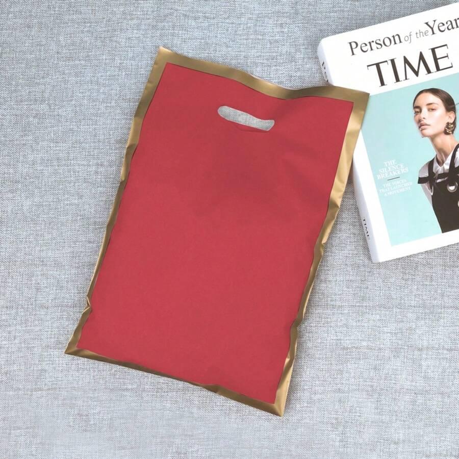 SHEIN CZARNA TORBA PREZENTOWA 10-PACK S07__30X40CM