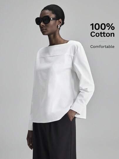 SHEIN BIAŁA BLUZKA GUZIKI S06__XS