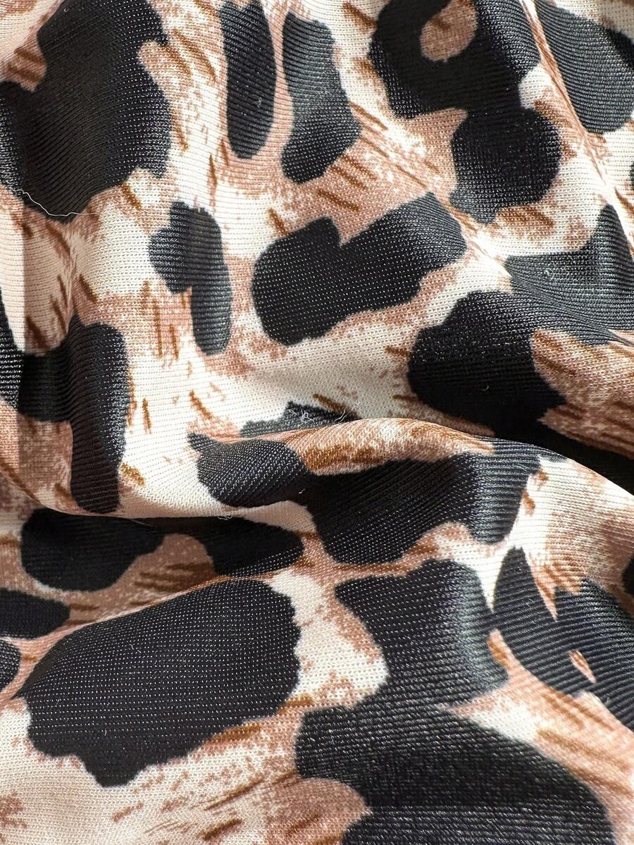 SOLEIA DWUCZĘŚCIOWY STRÓJ KĄPIELOWY ANIMAL PRINT KONTRAST S09__46