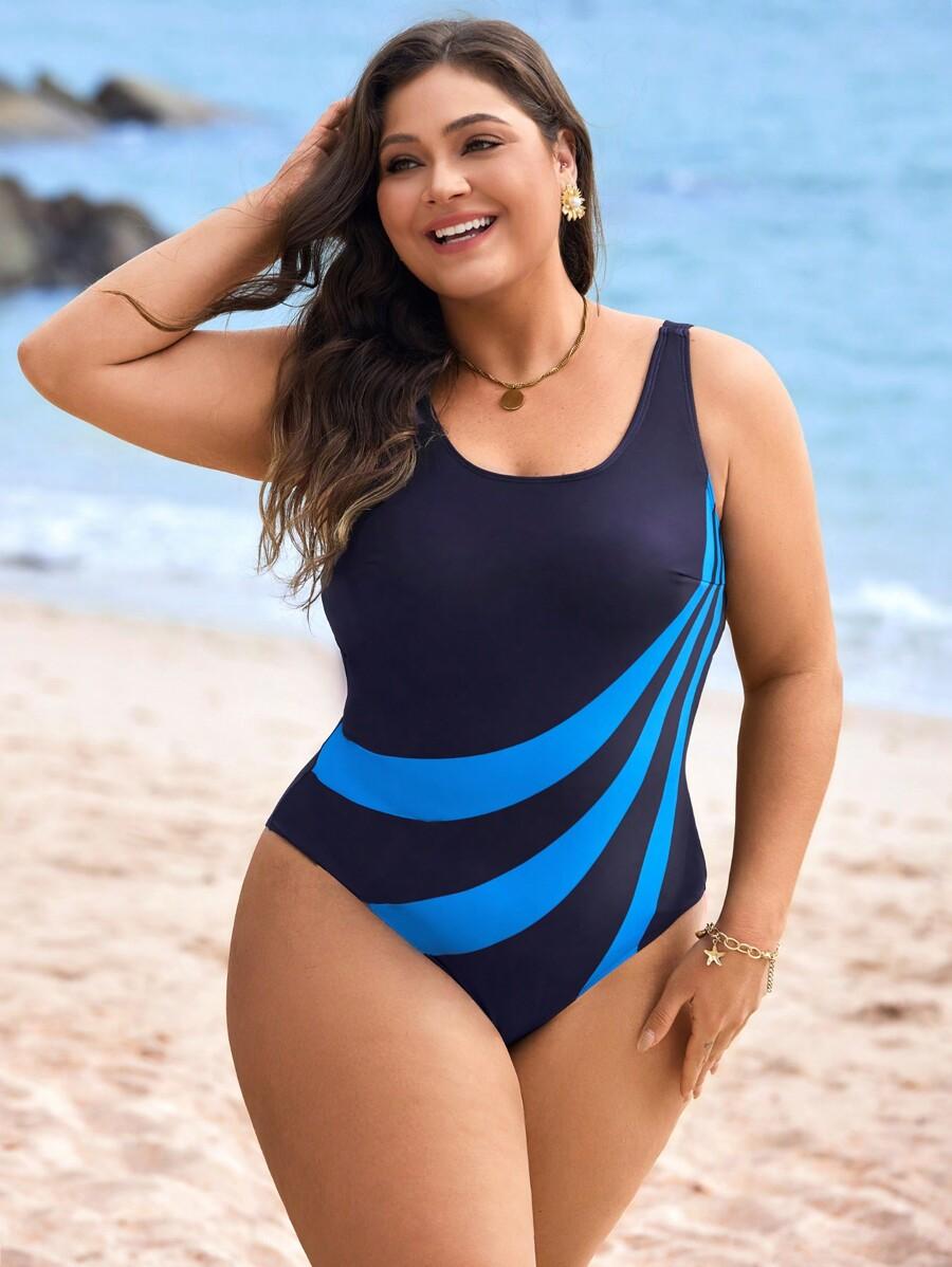 SHEIN JEDNOCZĘŚCIOWY STRÓJ KĄPIELOWY S09__48