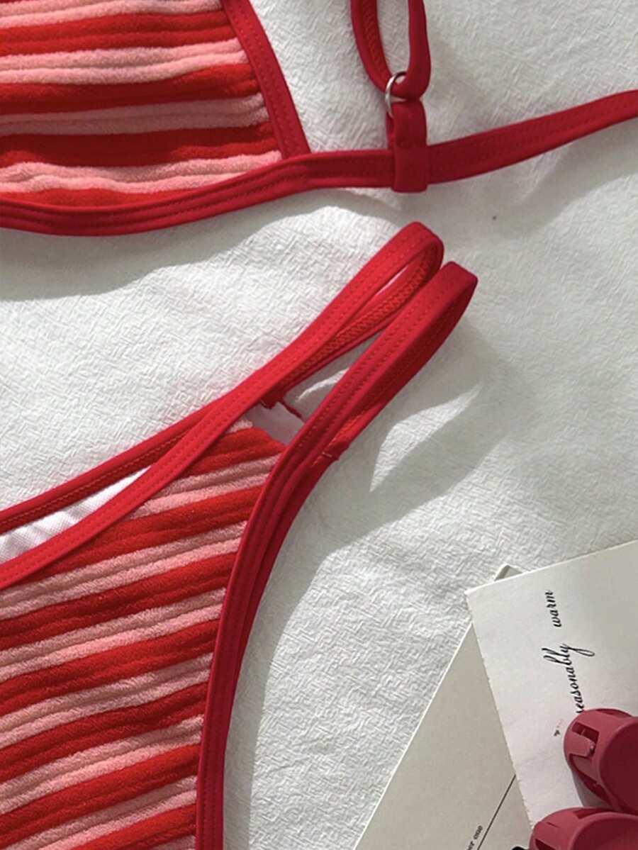 SWIM MOD DWUCZĘŚCIOWY STRÓJ KĄPIELOWY PASKI S09__XL