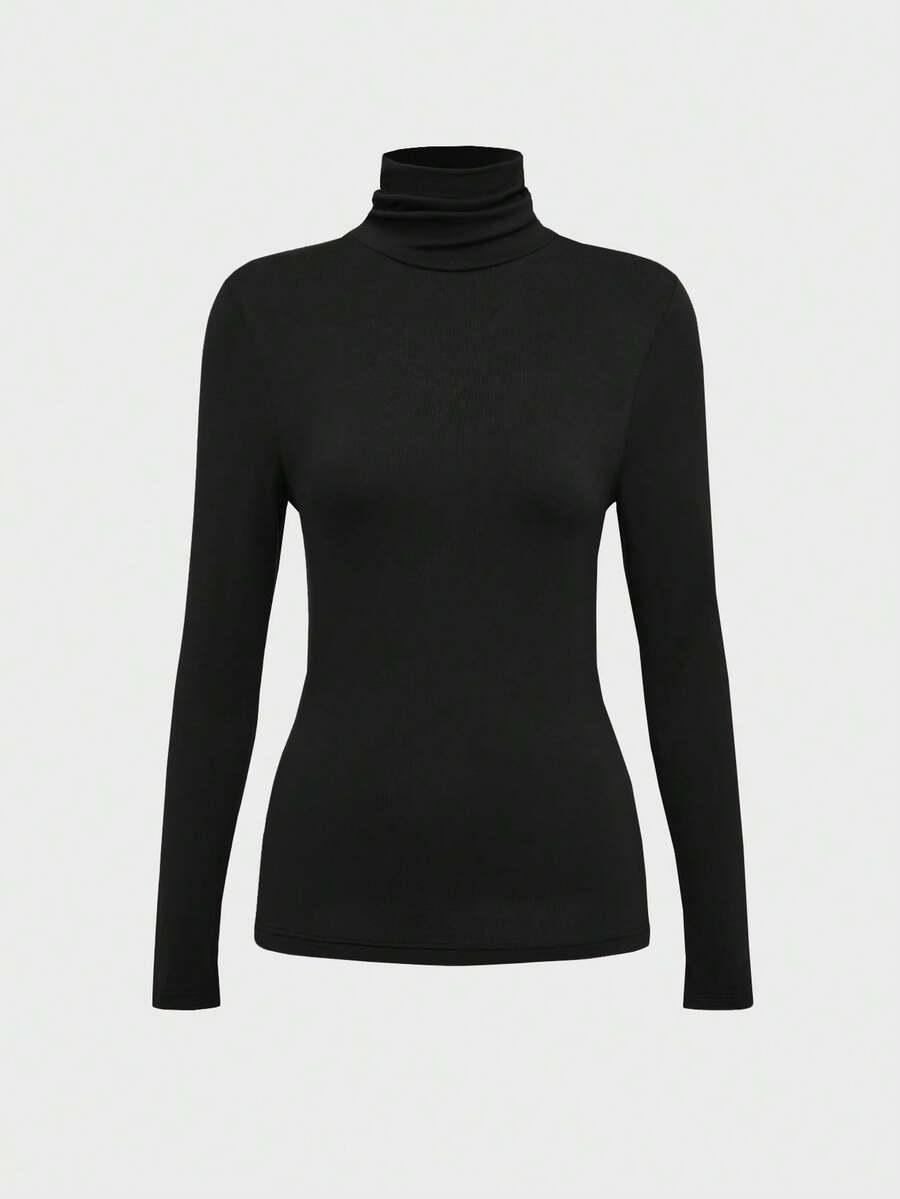 FLOREYA CZARNA BLUZKA GOLF S06__M