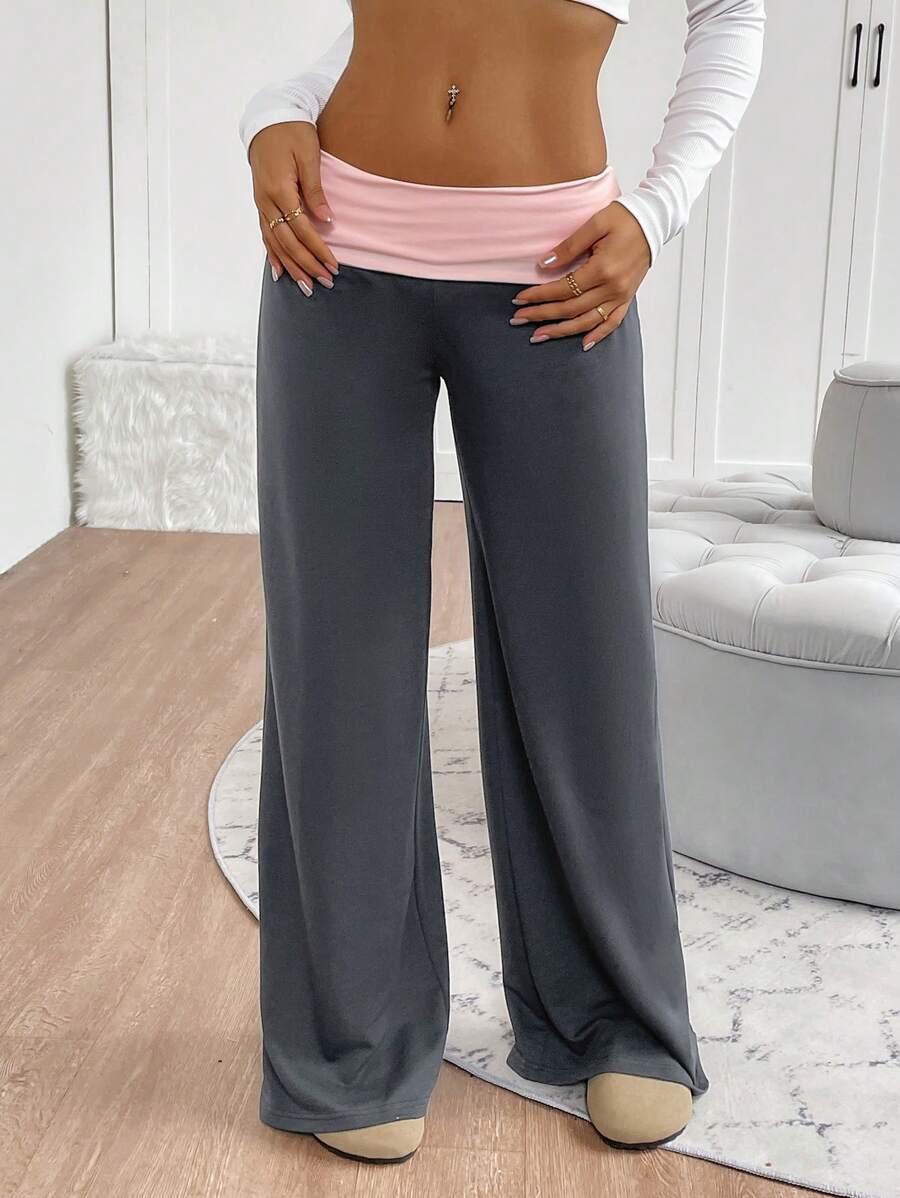 INAWLY SZARE SPODNIE DRESOWE S06__S