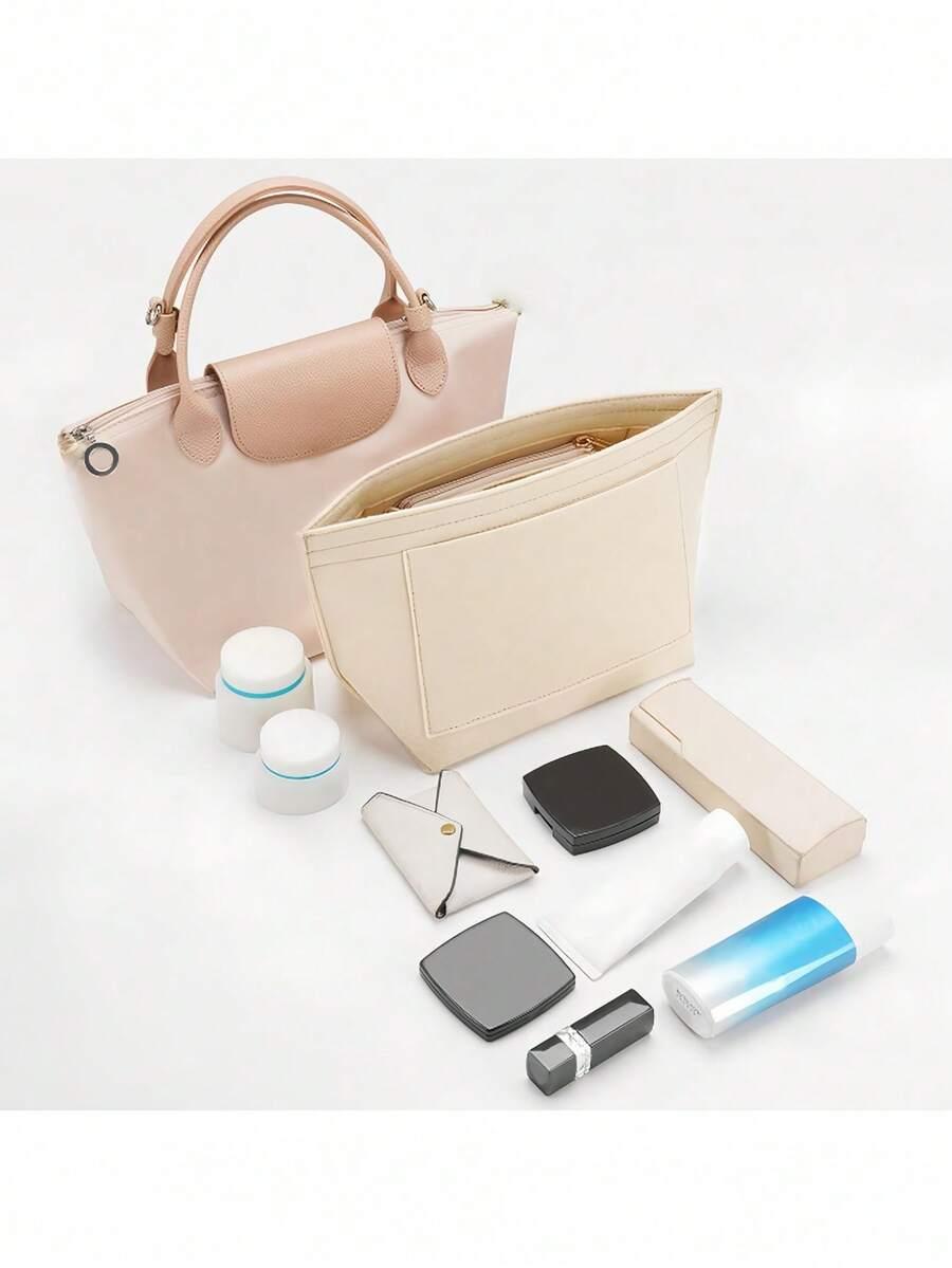 SHEIN BEŻOWY ORGANIZER DO TOREBKI S07__45X22