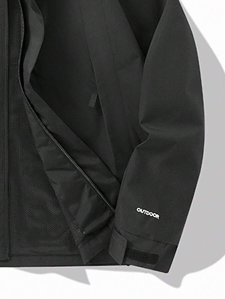 SHEIN CZARNA KURTKA KAPTUR W01__M