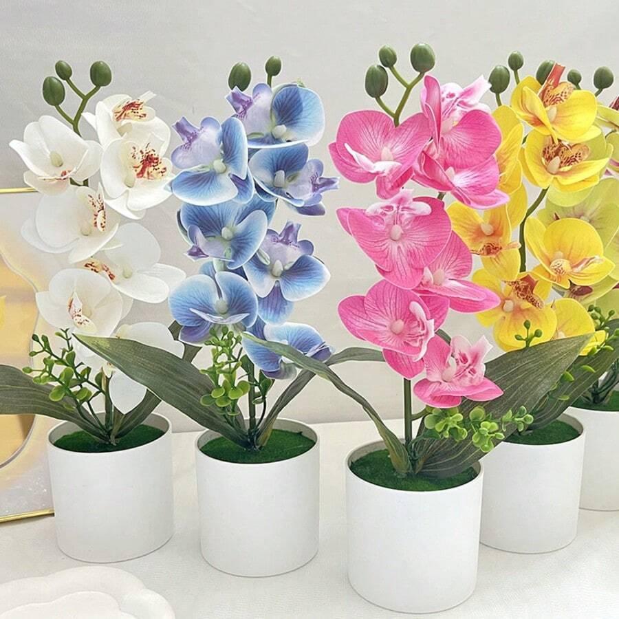 SHEIN SZTUCZNA RÓŻOWA ORCHIDEA S07
