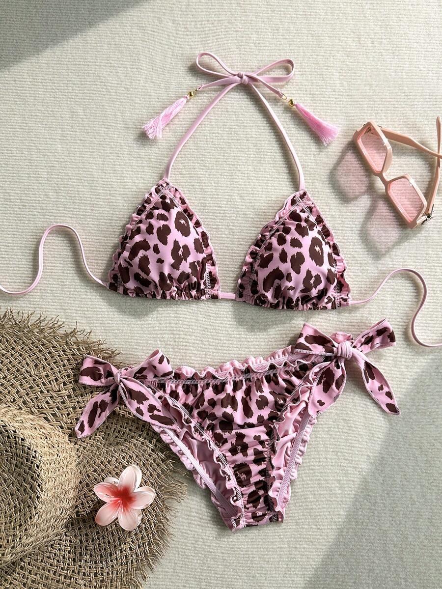 SOLEIA DWUCZĘŚCIOWY STRÓJ KĄPIELOWY ANIMAL PRINT S09__S