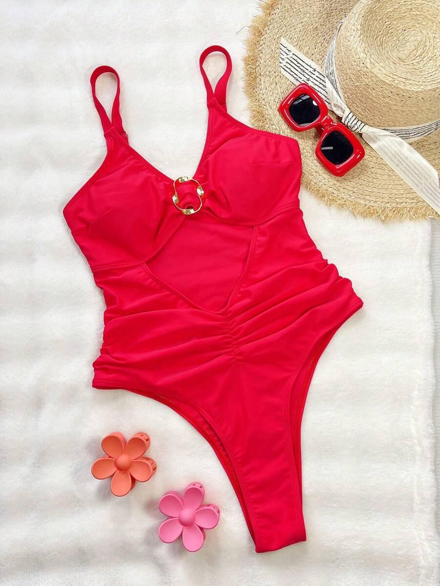 SWIM SXY CZERWONY JEDNOCZĘŚCIOWY STRÓJ KĄPIELOWY S06__XL