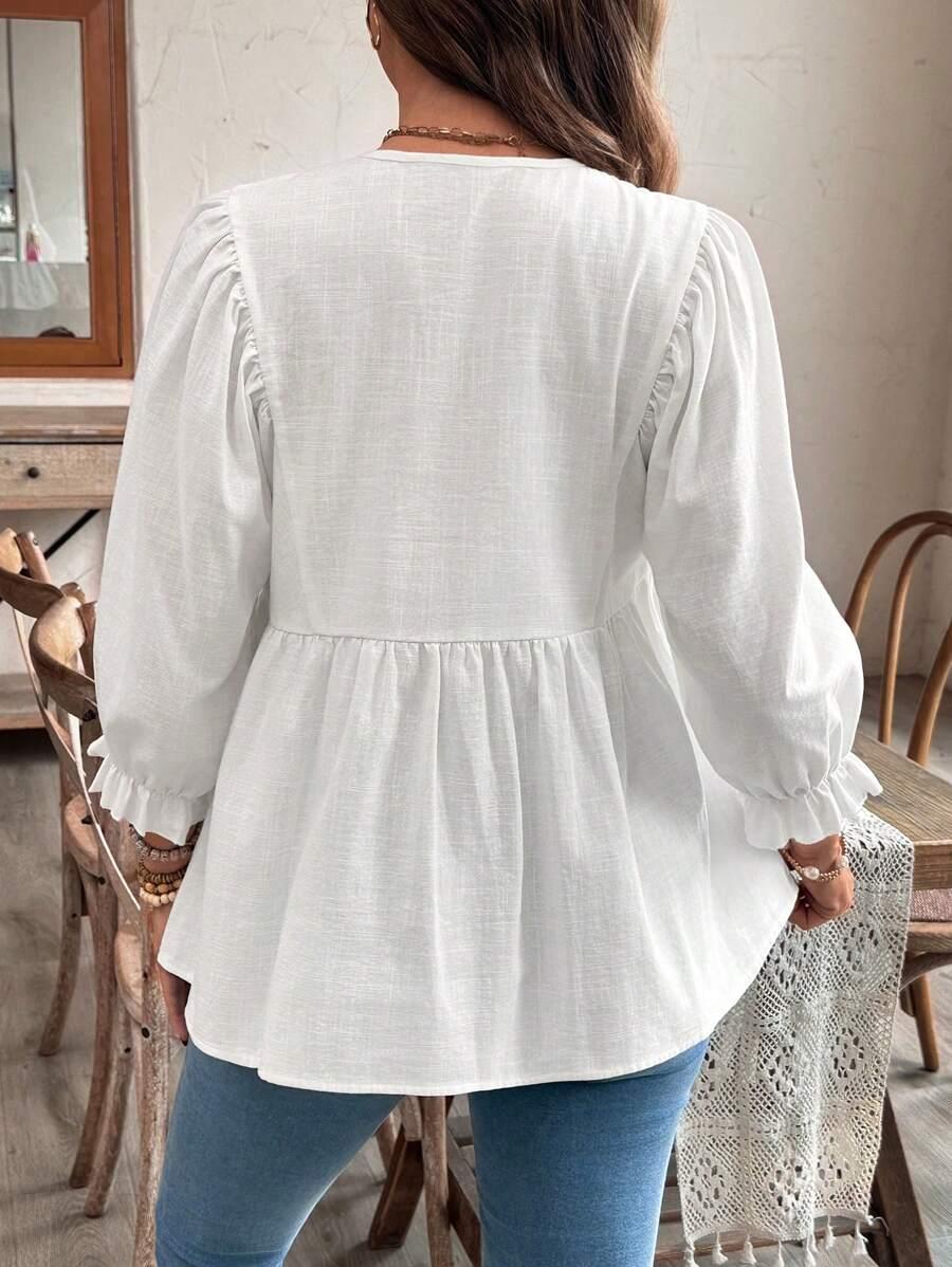 SHEIN BIAŁA BLUZKA GUZIKI S06__XL