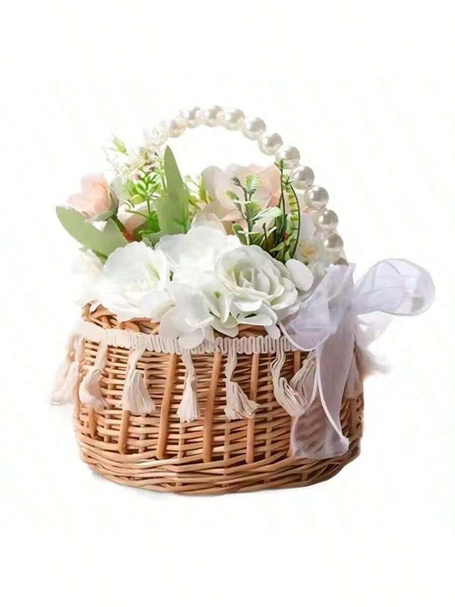 SHEIN PLECIONY KOSZYK ZDOBIENIE S07__9X15CM