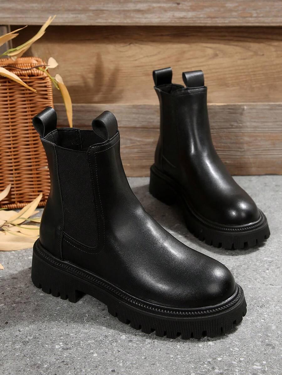 SHEIN CZARNE WSUWANE BOTKI W01__40,5