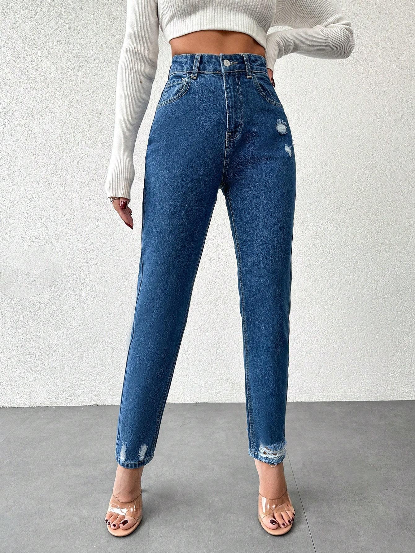 SHEIN NIEBIESKIE SPODNIE JEANS S06__M