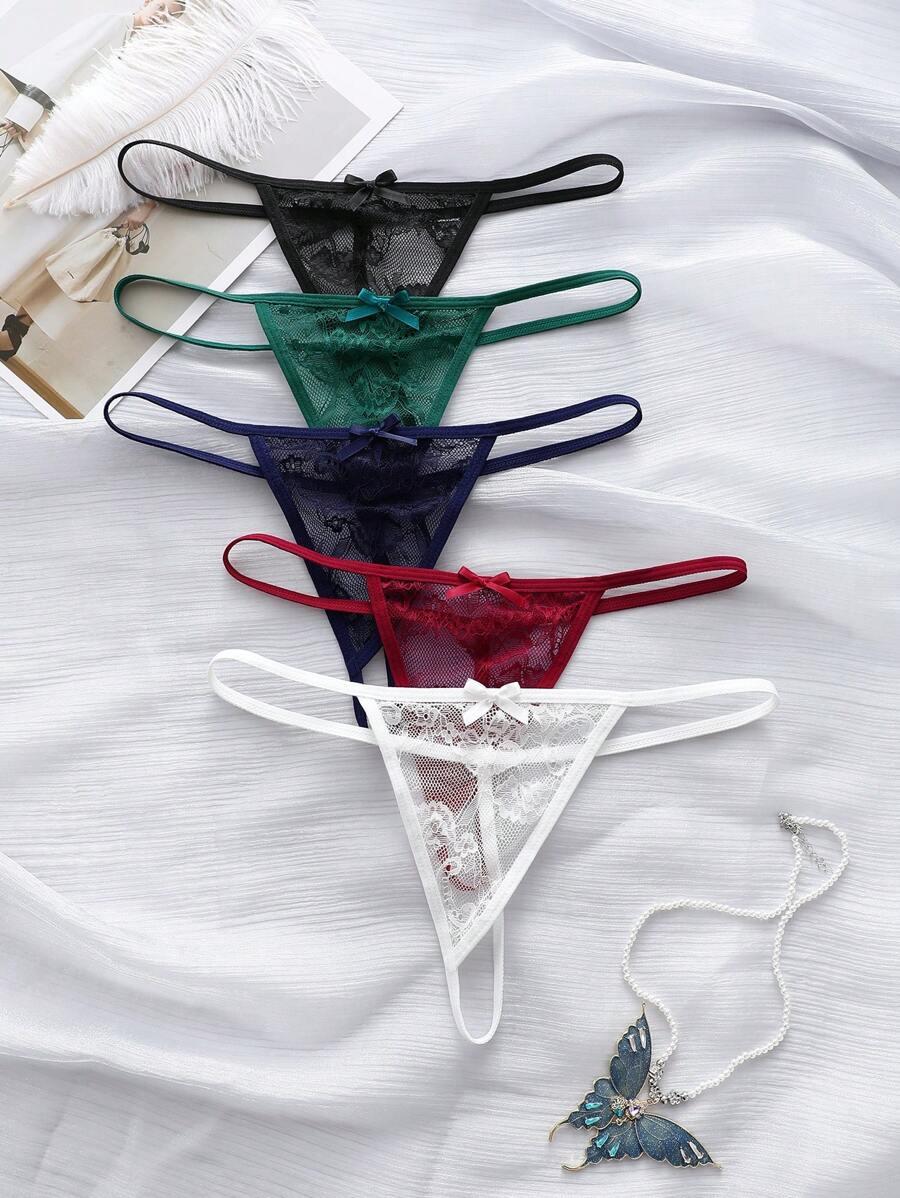 SHEIN STRINGI KORONKA 2-PACK S09__S
