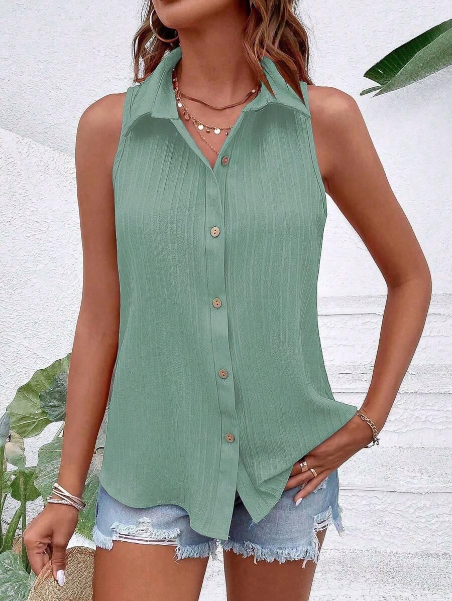 SHEIN ZIELONA KOSZULA GUZIKI S09__XL