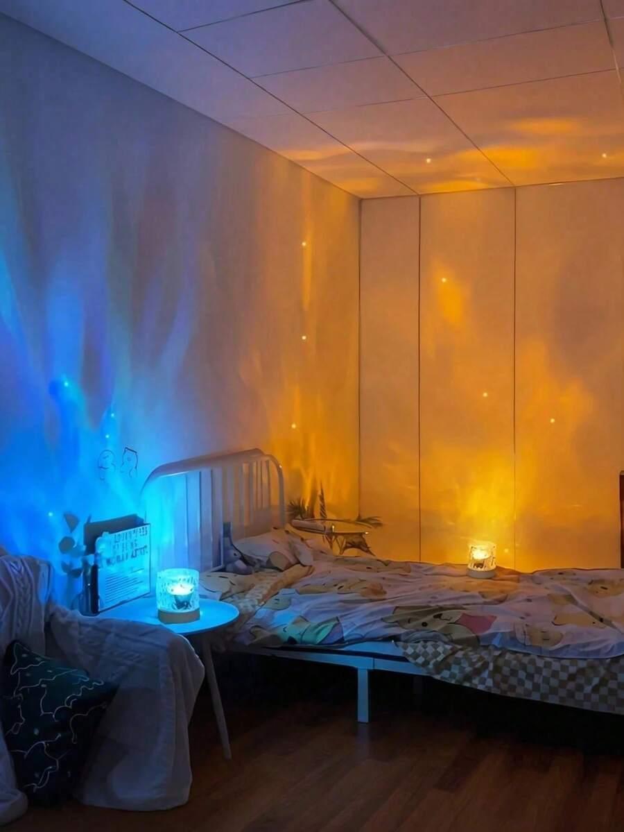 SHEIN PROJEKTOR ŚWIETLNY WIELOKOLOROWE ŚWIATŁA LED S07