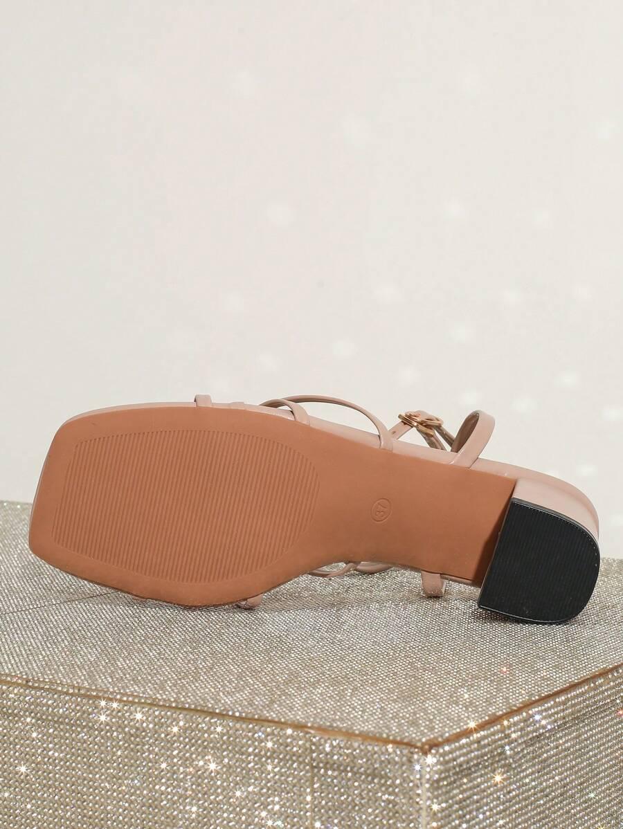 SHEIN RÓŻOWE SANDAŁY OBCAS S06__41