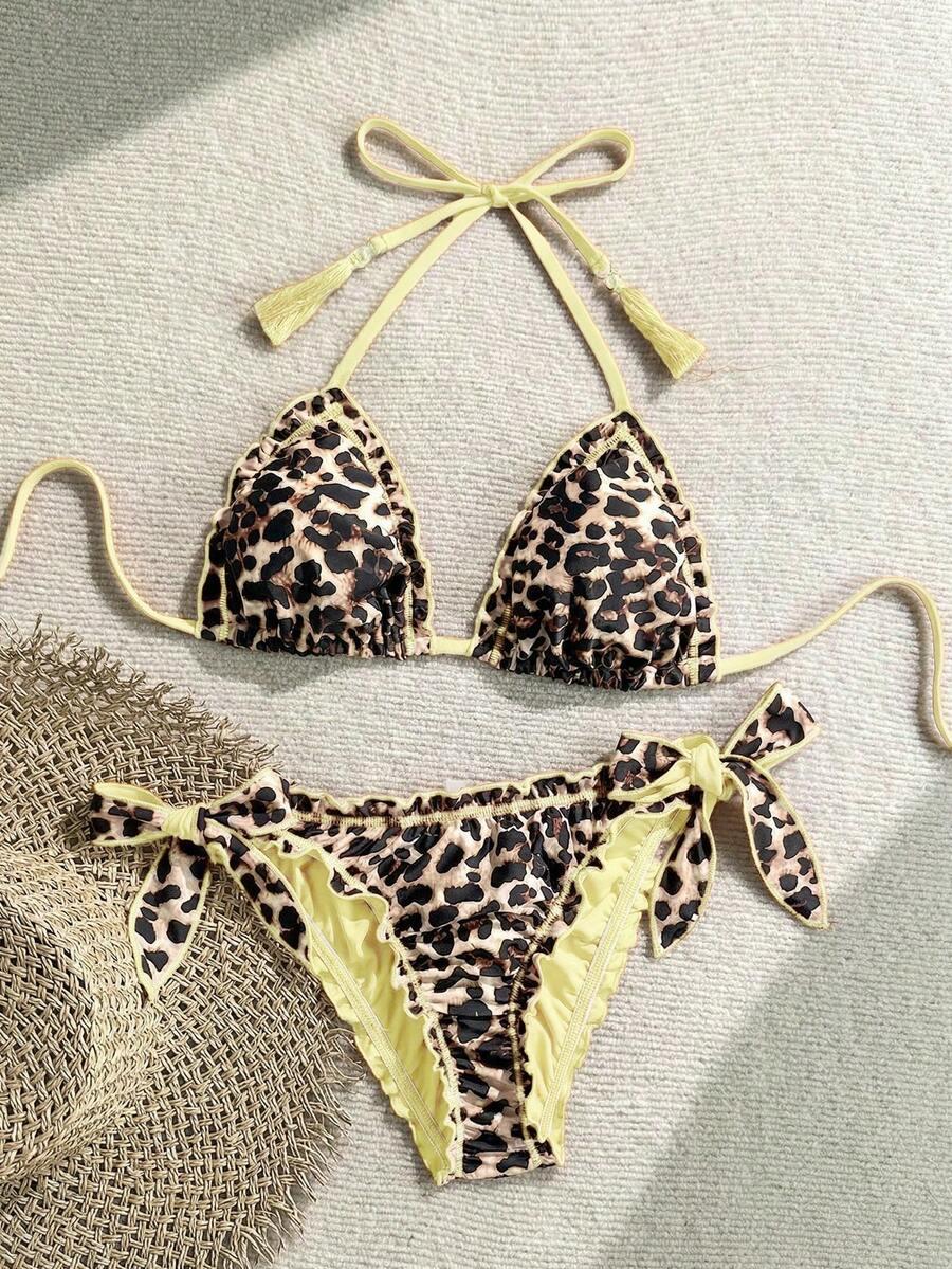 SOLEIA DWUCZĘŚCIOWY STRÓJ KĄPIELOWY ANIMAL PRINT S09__S