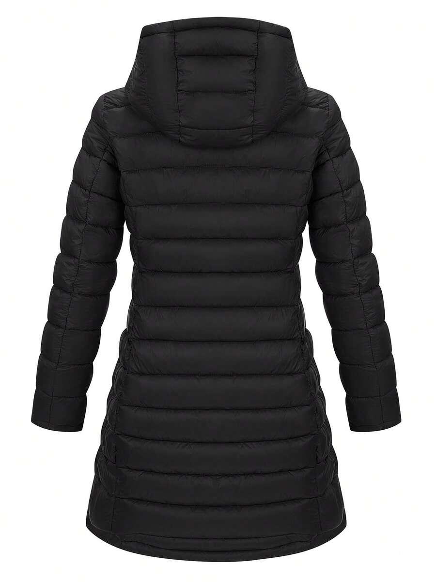 SHEIN CZARNA DWUSTRONNA KURTKA Z KAPTUREM W01__XXL