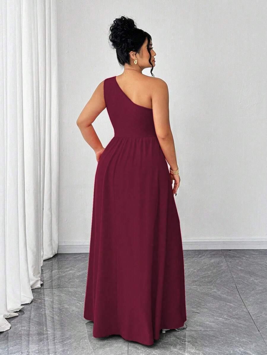 ELENZGA BORDOWA MAXI SUKIENKA PK01__46